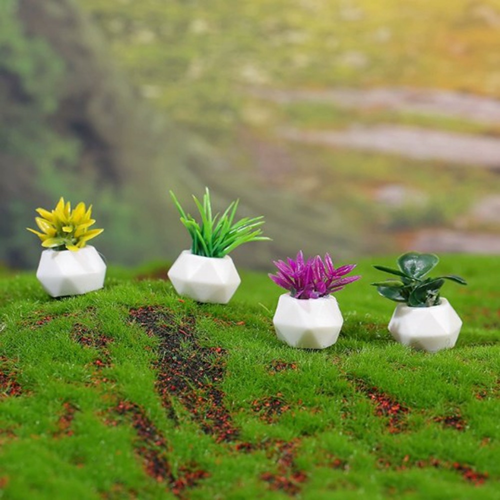 Bonsai Garden China - 1:12 Dollhouse Miniature Potted พืช Multistyles