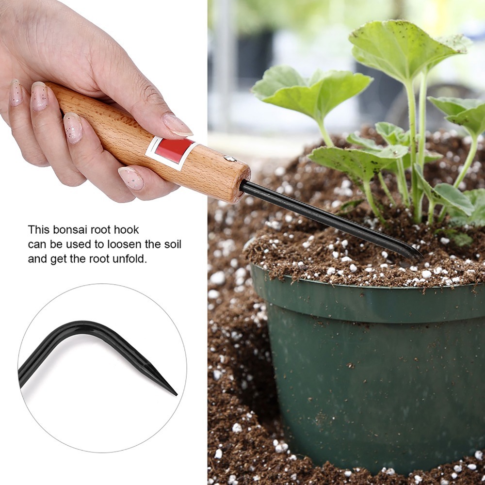 ตะขอถอนรากบอนไซเหล็กแข็งแรง ด้ - Root Hook Tool บทวิจารณ์และราคา