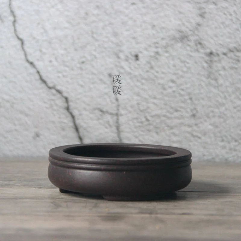 กระถางบอนไซเซรามิกทรงกลม, จาน, - Bonsai Garden China บทวิจารณ์และราคา