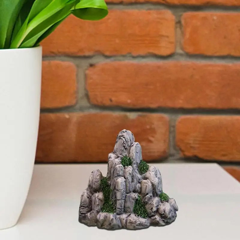 หินจำลองขนาดเล็ก 1 ชิ้น ของตกแ - Bonsai Rock Garden บทวิจารณ์และราคา