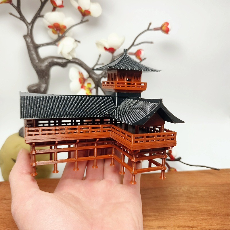 โมเดลสถาปัตยกรรมโบราณ รูปปั้นจ - Bonsai Garden China บทวิจารณ์และราคา