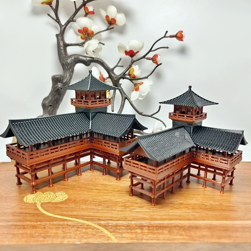 โมเดลสถาปัตยกรรมโบราณ รูปปั้นจ - Bonsai Garden China บทวิจารณ์และราคา