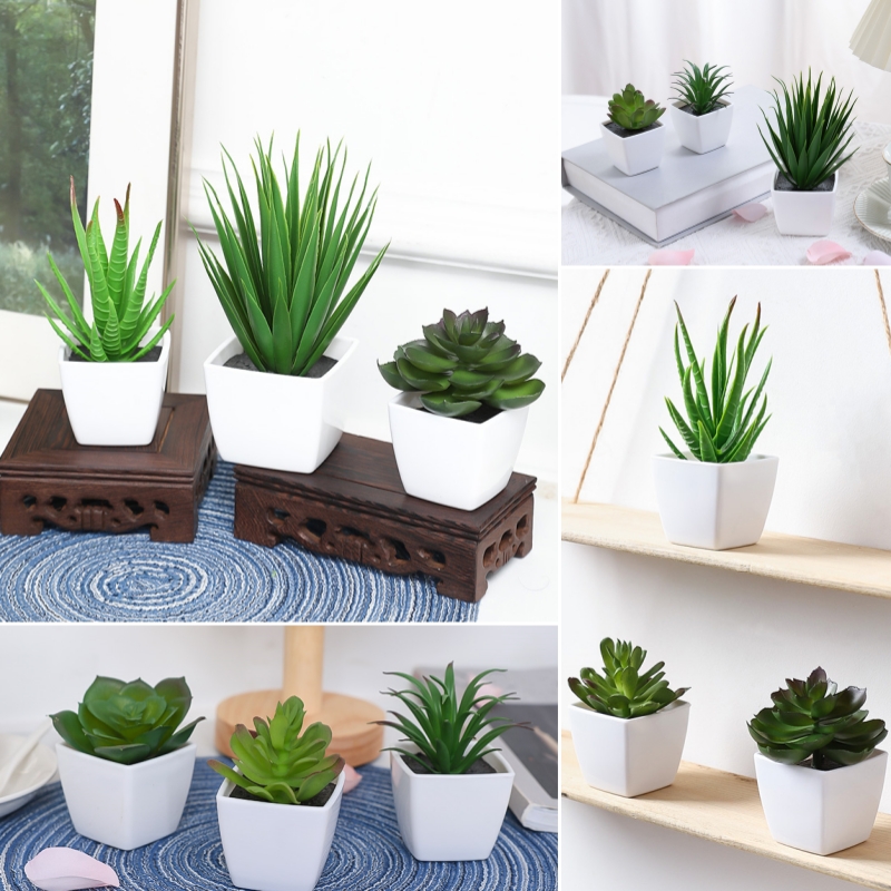 (ชุด 3 ชิ้น) กระถางต้นไม้จําลอ - Bonsai Garden Mini บทวิจารณ์และราคา