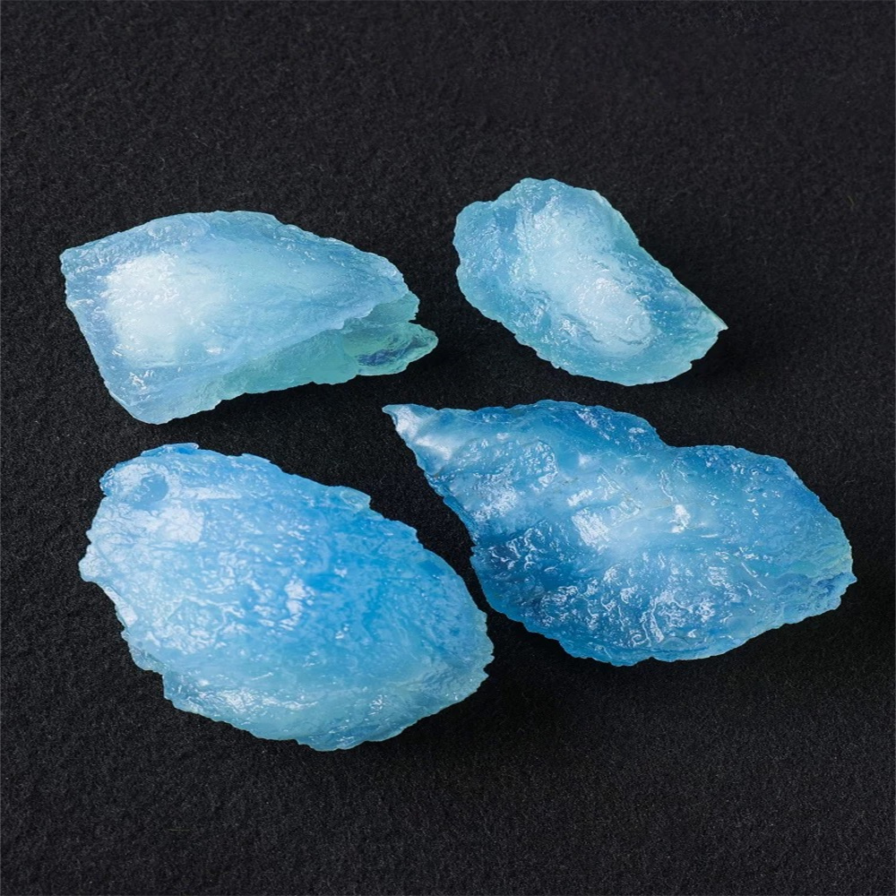 คริสตัลธรรมชาติพลอยสีฟ้าดิบหิน - Bonsai Rock Garden บทวิจารณ์และราคา