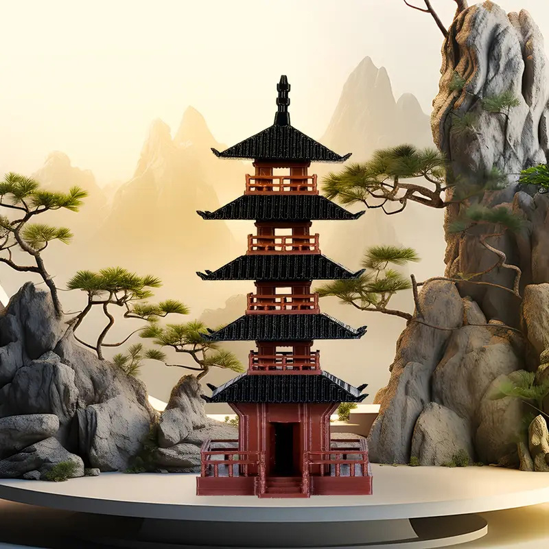 🛒 1 ชิ้น รูปปั้นมินิพักศาลา แบ - Bonsai Garden Mini บทวิจารณ์และราคา