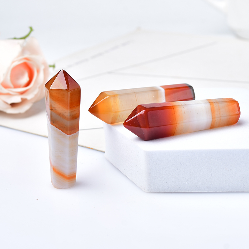 1PC ธรรมชาติ Carnelian คอลัมน์ - Bonsai Rock Garden บทวิจารณ์และราคา