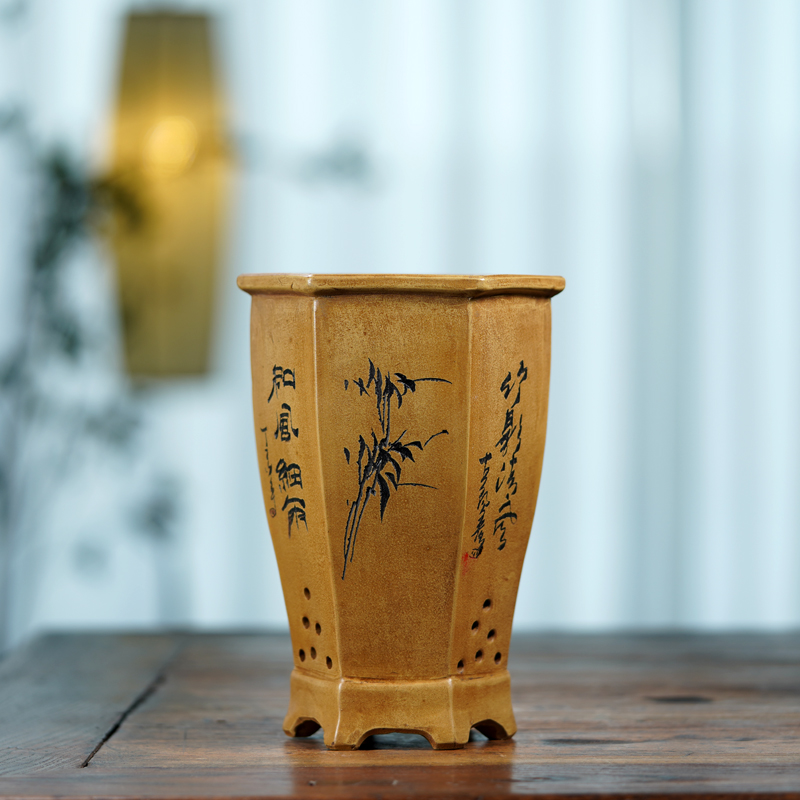เซรามิคหกเหลี่ยมบอนไซหม้อ,แจกั - Bonsai Garden China บทวิจารณ์และราคา
