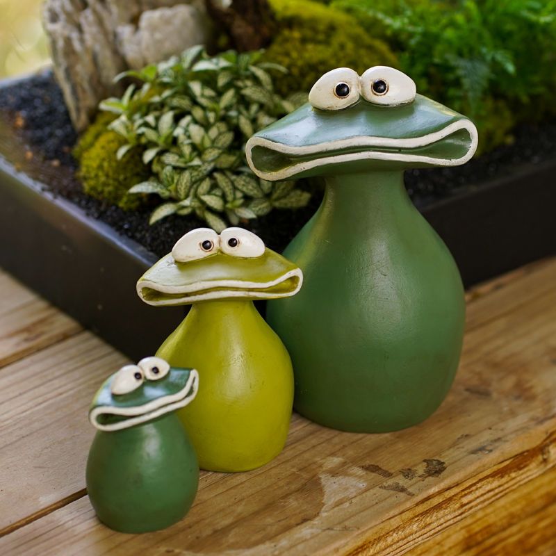 ของตกแต่งสวนไม้อวบน้ำรูปกบปากใ - Bonsai Garden China บทวิจารณ์และราคา