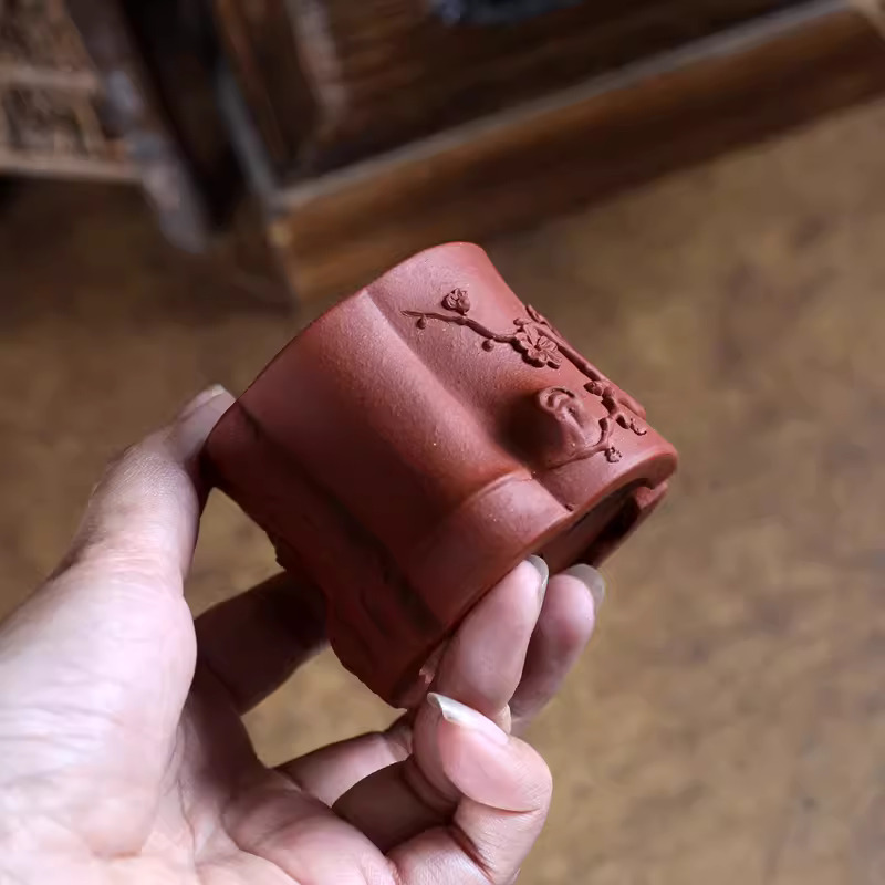 กระถางบอนไซทรายสีม่วงแกะสลักลว - Bonsai Garden China บทวิจารณ์และราคา