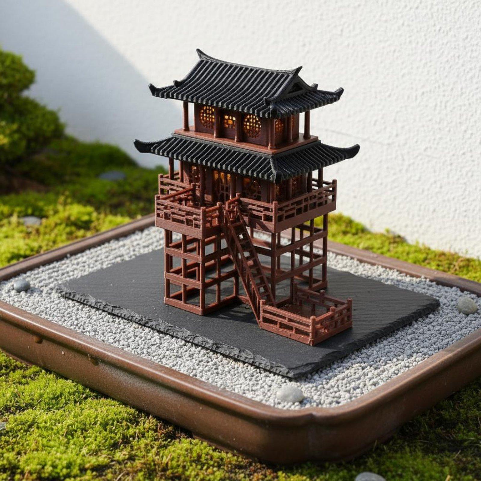ศาลาพลาสติกตั้งโต๊ะทรงเจดีย์ขน - Bonsai Garden Mini บทวิจารณ์และราคา